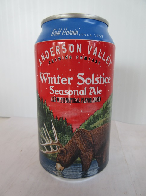 Anderson Valley - Winter Solstice Seasonal Ale - w brown bear